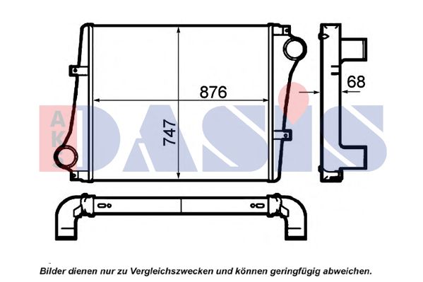 AKS DASIS Kompressoriõhu radiaator 287008N